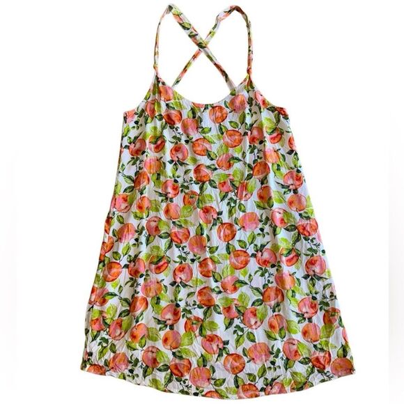 BCBG Paris Peach in Paradise All Occasion Rayon Cover-Up Dress Size Small - Picture 9 of 11